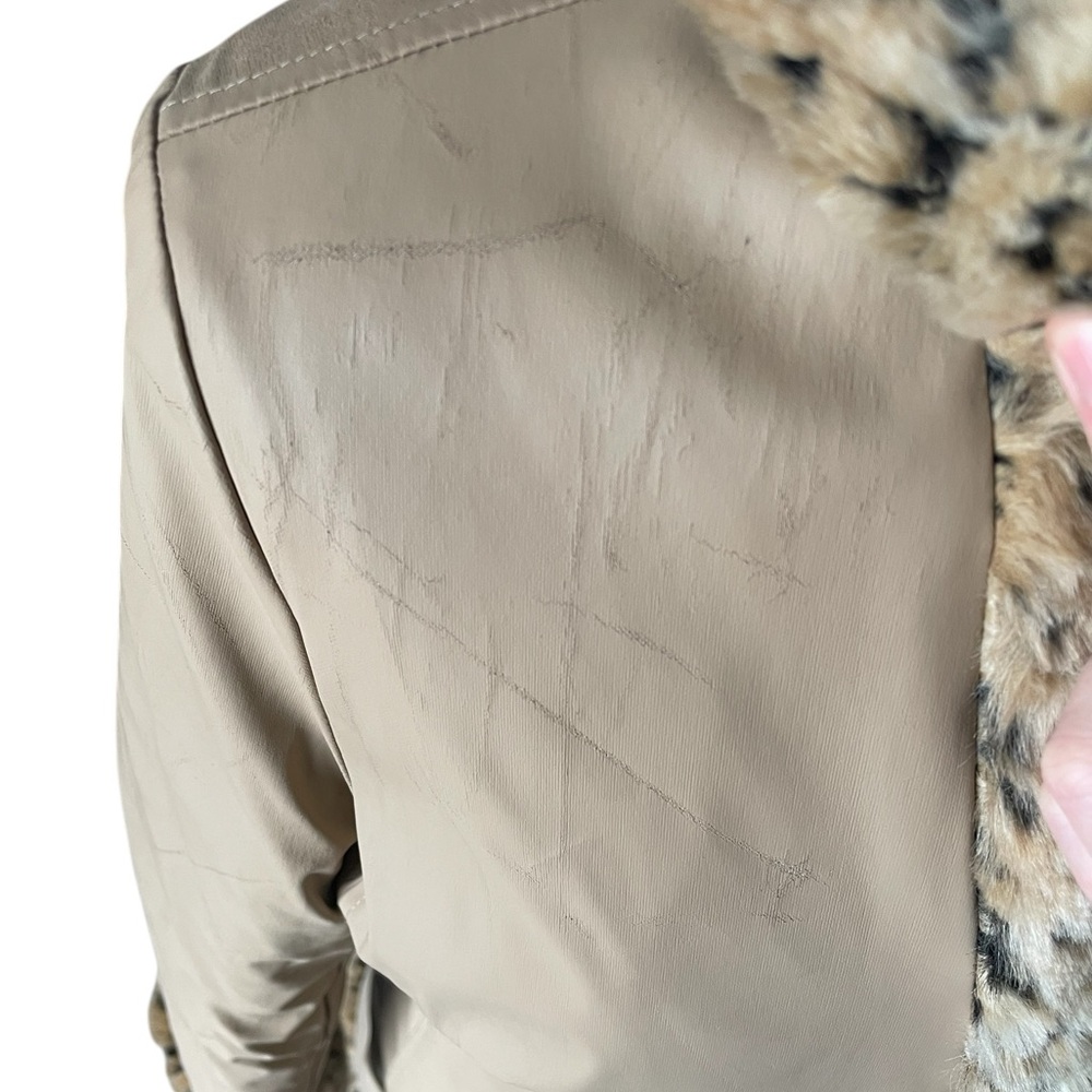 Y2K Leopard Print Faux Fur Coat - Picture 8 of 10